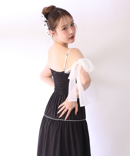 one after another NICE CLAUP ワンピース 「SMサイズ展開あり」サイド