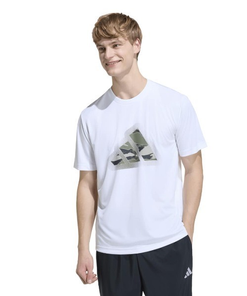 adidas（アディダス） adidas tシャツ クライマクール カモ モダンロゴ