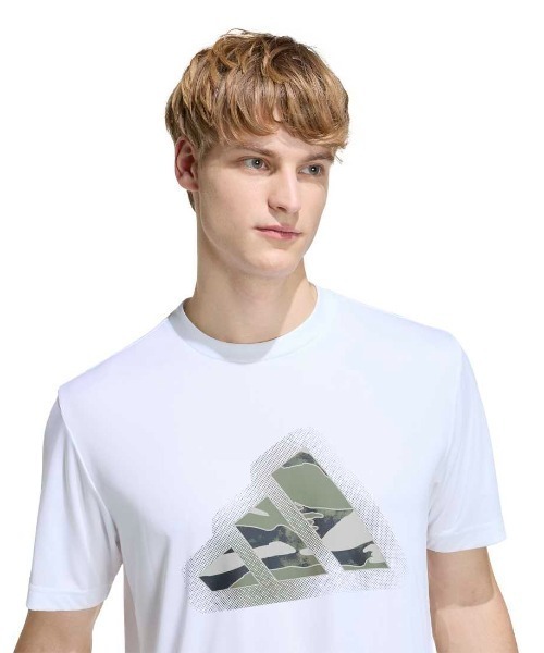 adidas（アディダス） adidas tシャツ クライマクール カモ モダンロゴ