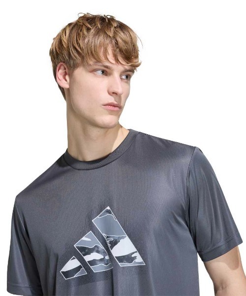 adidas（アディダス） adidas tシャツ クライマクール カモ モダンロゴ