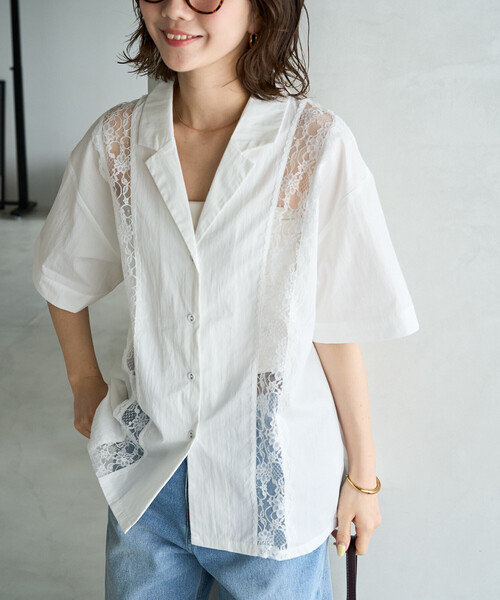 FREAK'S STORE（フリークスストア） ブラウス シャツ 夏 半袖 限定展開