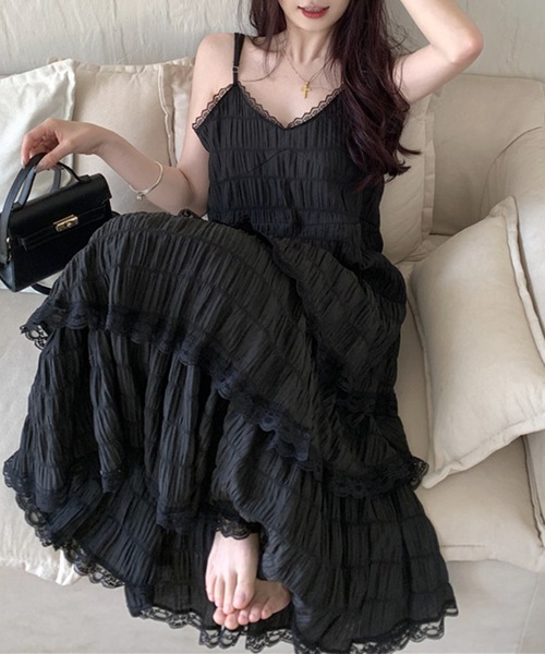 「DAY CLOSET」 キャミソールワンピース M ホワイト レディース_画像7