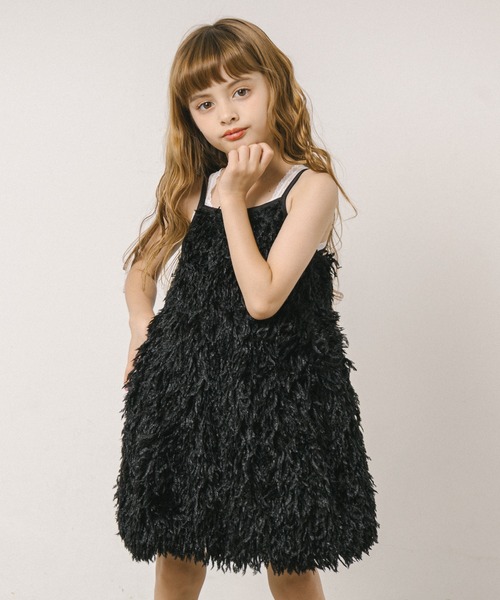 「URBAN CHERRY」 「KIDS」キャミソールワンピース 120cm ブルー キッズ_画像6