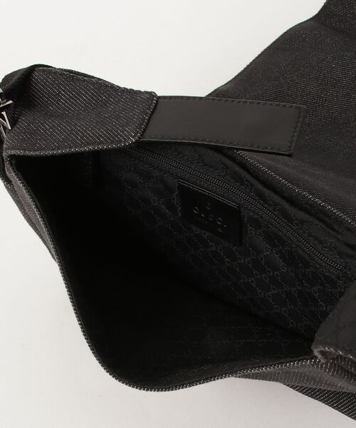 訳あり‼️グッチショルダーバッグ保存袋あり GUCCI（グッチ） ショルダーバッグ - ブラック メンズ : ZOZOTOWN