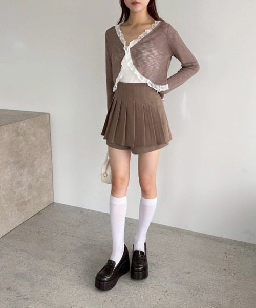 「one after another NICE CLAUP」 ジップアップパーカー FREE ホワイト レディース_画像9