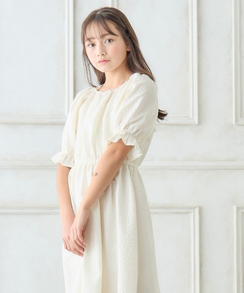 「Amourire girl」 「KIDS」半袖ワンピース 130cm ブラック キッズ_画像4