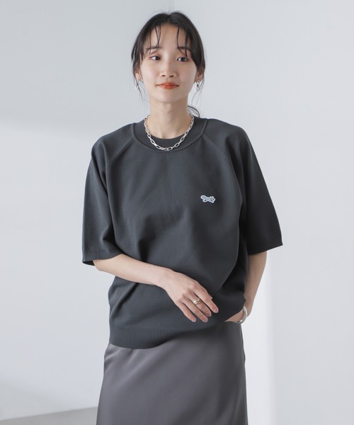 「PENNEYS」 半袖ニット「nano・universeコラボ」 FREE マスタード レディース_画像2