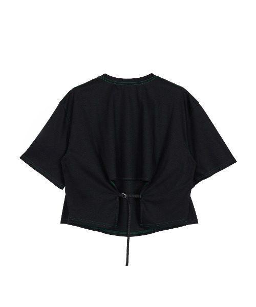Ameri（アメリ） tシャツ 半袖 BACK OPEN SHINE TEE レディース