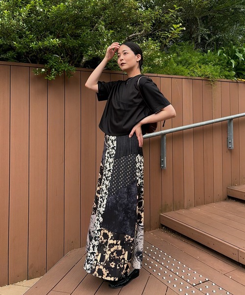 Ameri（アメリ） tシャツ 半袖 BACK OPEN SHINE TEE レディース