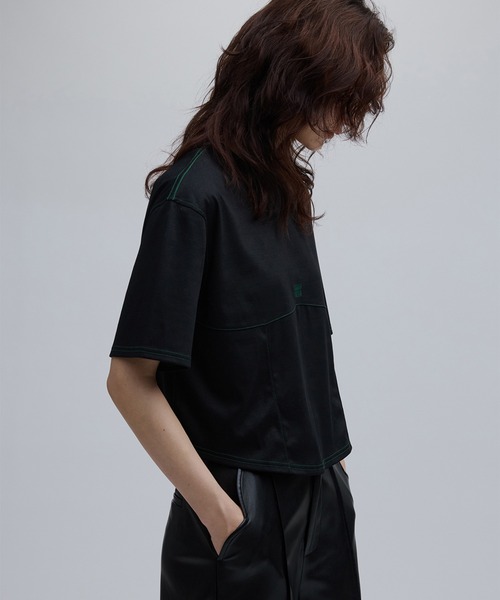 Ameri（アメリ） tシャツ 半袖 BACK OPEN SHINE TEE レディース