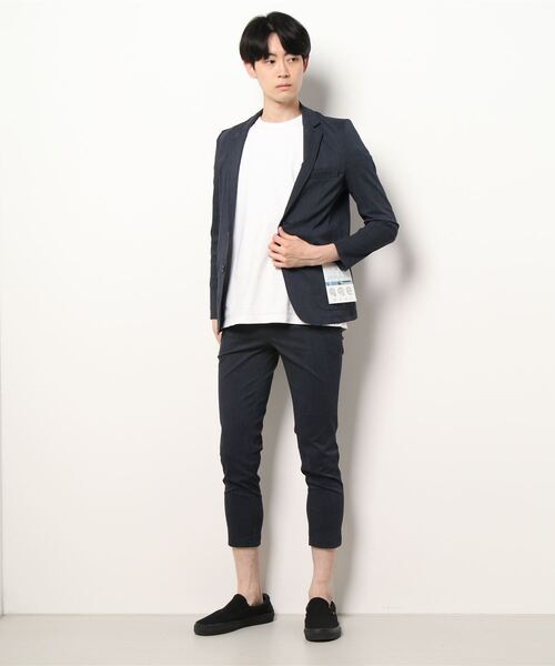 「ABAHOUSE GRAY」 セットアップ 50 ネイビー メンズ_画像2