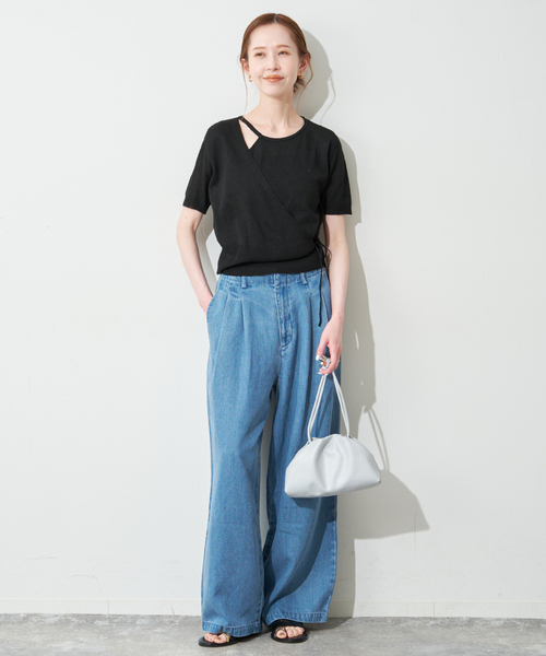 FLEK ニット セーター 「追加2」FLEK/フレック ショルダーカットアウト