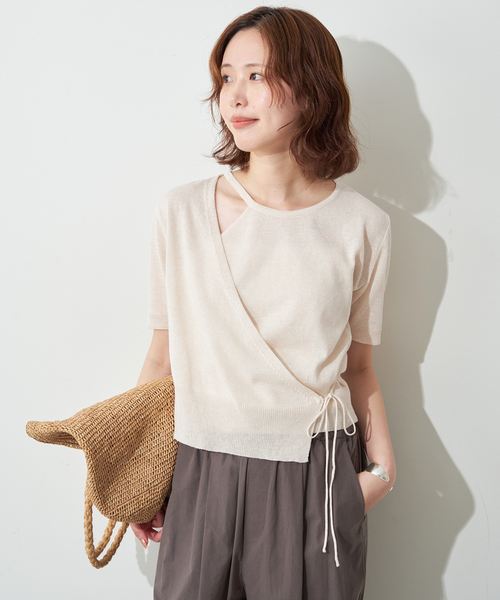 FLEK ニット セーター 「追加2」FLEK/フレック ショルダーカットアウト