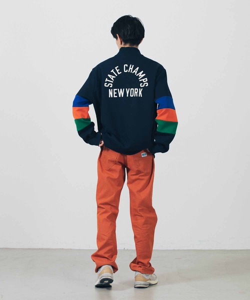 「BLUFCAMP」 パンツ MEDIUM オレンジ メンズ_画像9