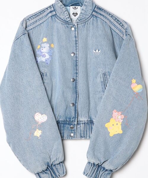 adidas（アディダス） デニムジャケット gジャン ケアベア x