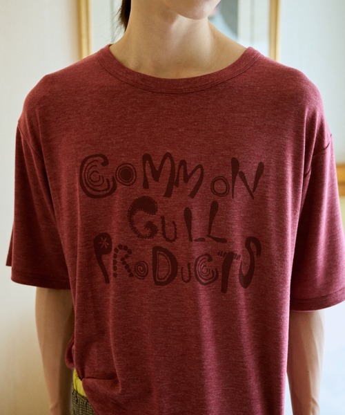 common gull products Tシャツ common gull products. tシャツ 半袖 ひそかなcommon gull products