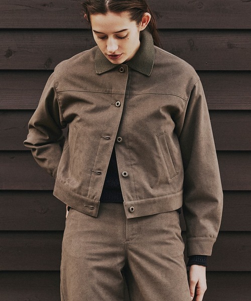SEAGREEN（シーグリーン） ブルゾン アウター ECO SUEDE TRACKER