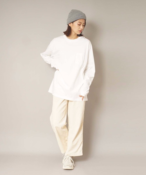 Hanes tシャツ 「HANES/ヘインズ」BEEFY L／S POCK
