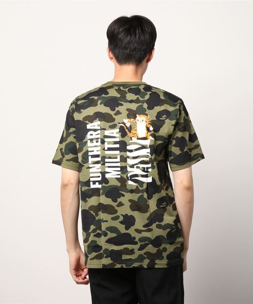 A BATHING APE（アベイシングエイプ） tシャツ 1ST CAMO TIGER TEE M