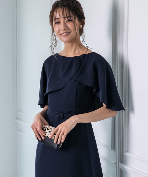 ドレス ケープデザインワンピース Zozotown Yahoo 店 通販 Yahoo ショッピング