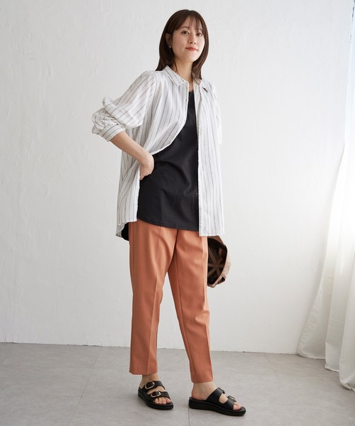 ブラウス シャツ リネン混アウトポケットシャツ レディース URBAN RESEARCH Sonny Label ブラウス シャツ リネン混