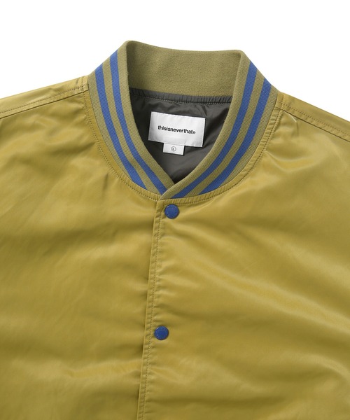 thisisneverthat ブルゾン アウター Satin Varsity Jacket