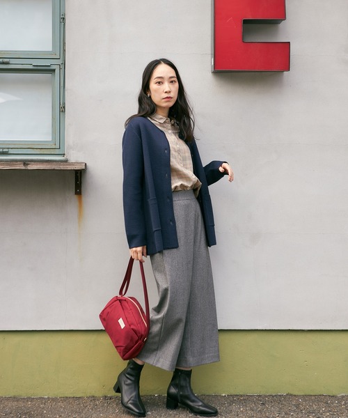 DECOY SINCE 1981 カーディガン 「毛玉になりにくい」Wフェイスクルー