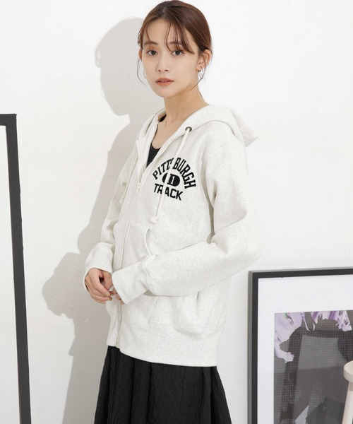 トレーナー スウェット Champion/リバースウィーブ ジップフードスウェット レディース Champion トレーナー スウェット Champion/リバースウィーブ