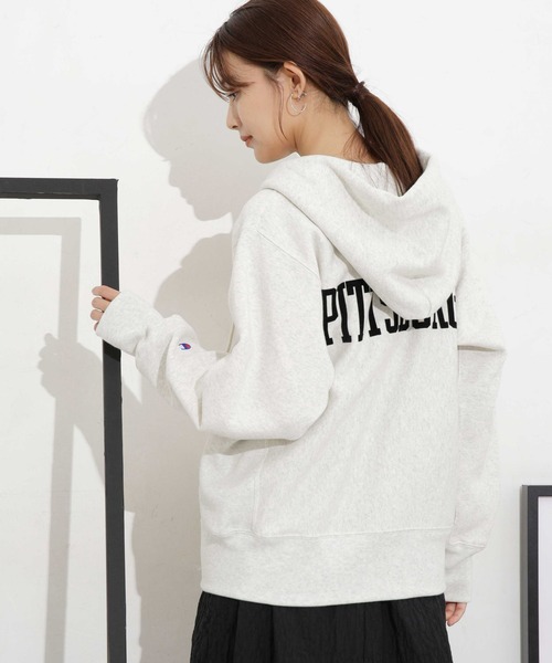 トレーナー スウェット Champion/リバースウィーブ ジップフードスウェット レディース Champion トレーナー スウェット Champion/リバースウィーブ