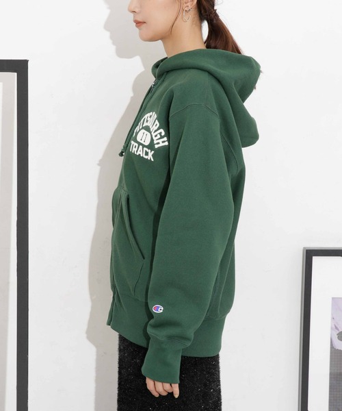 トレーナー スウェット Champion/リバースウィーブ ジップフードスウェット レディース Champion トレーナー スウェット Champion/リバースウィーブ