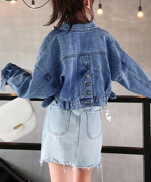 アルマーニジーンズ　デニムジャケット・カジュアルショート丈 ARMANI JEANS☆デニムジャケット