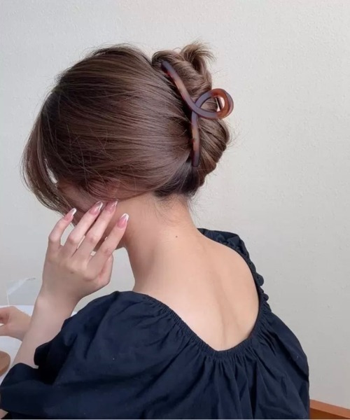 ヘアクリップ レディース グラデーションカラーヘアクリップ｜zozo