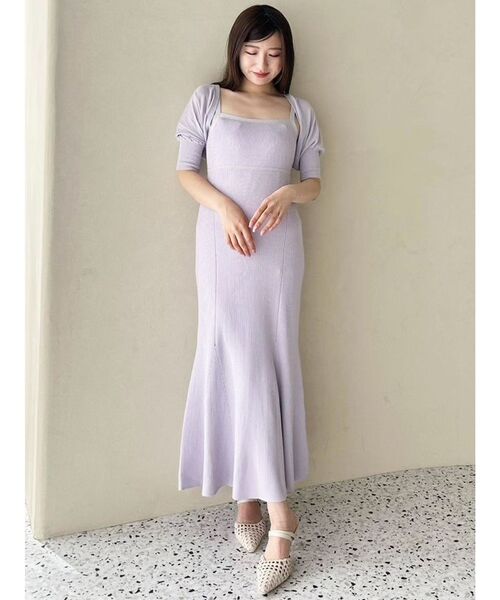 MERCURYDUO（マーキュリーデュオ） ワンピース ボレロSETバイカラー