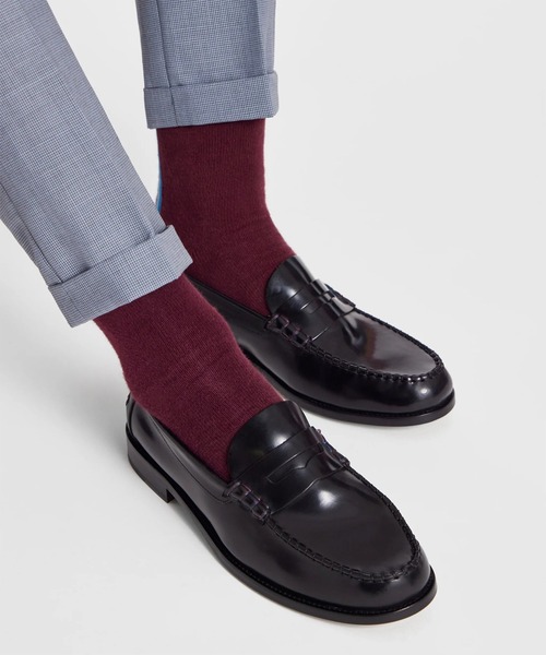 【関税込み】PS by Paul Smith バーガンディ Bolzano ローファー PS Paul Smith Bolzano ローファー | グリーン | FARFETCH JP