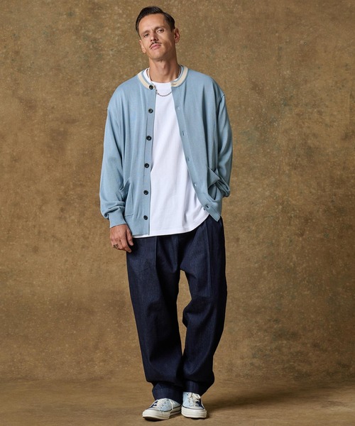 THEOREM カーディガン mcg3448- Classic CN Cardigan メンズ