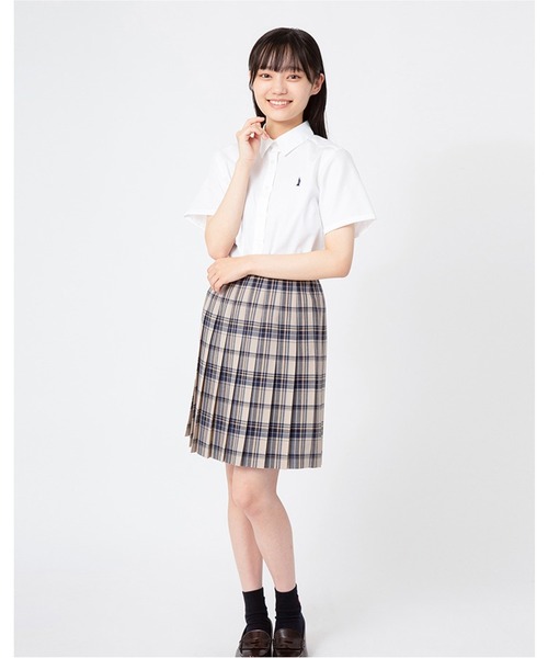 EASTBOY ブラウス シャツ 半袖 スクール 制服 通学 中学生