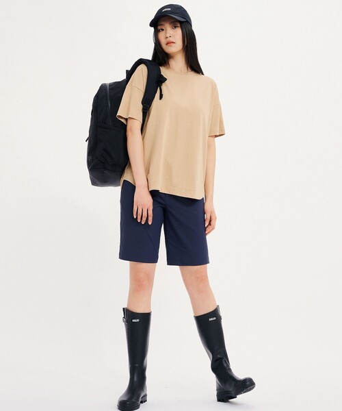 AIGLE tシャツ UVカット オーガニックコットン ドロップ