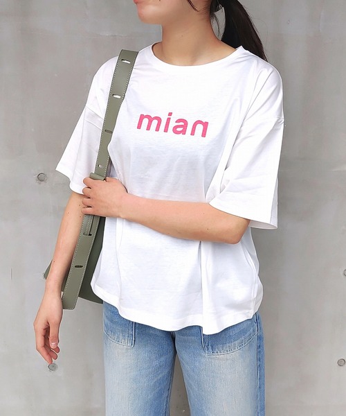 tシャツ ドライタッチコットンロゴT レディース