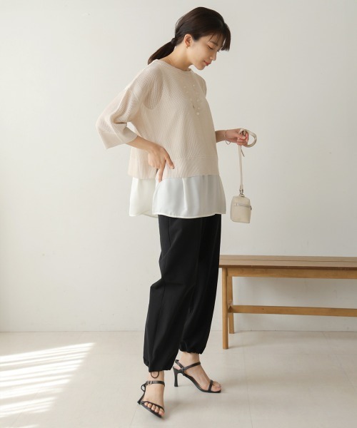 vintage メッシュ チュニック　レディース Bou Jeloud チュニック メッシュレイヤードセット : ZOZOTOWN