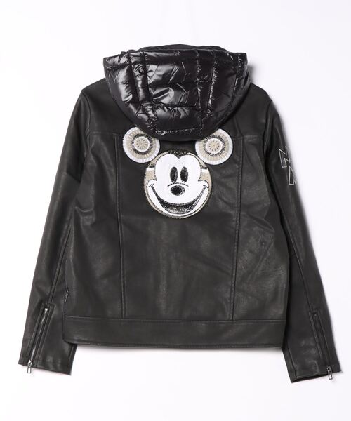 デシグアル Desigual MICKEY PUコート （グレー/ブラック