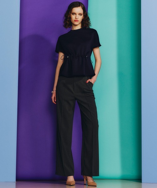 【美品】24SS SOV. アクアスーティングドロストカットソー ブラック Sov. tシャツ アクアスーティングドロストカットソー レディース