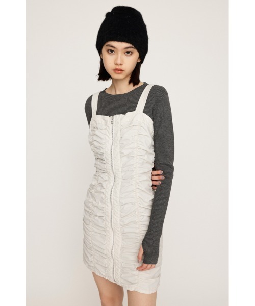 ワンピース YILON Layered gather op 楽天市場】[SALE]CLANE : [レディース]HALTER LAYERED ONEPIECE
