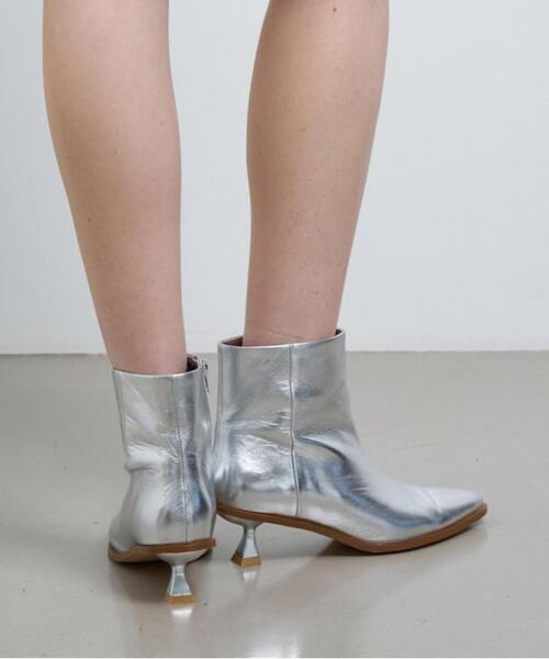 LANVIN en Bleu ブーツ ポインテッドショートブーツ レディース