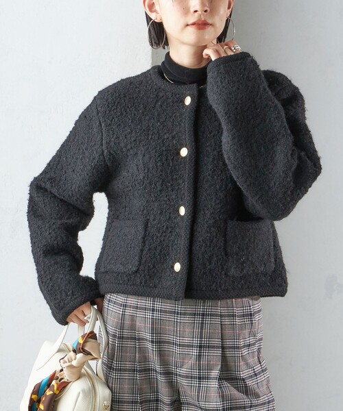 SHIPS（シップス） ジャケット ノーカラージャケット 「手洗い可能