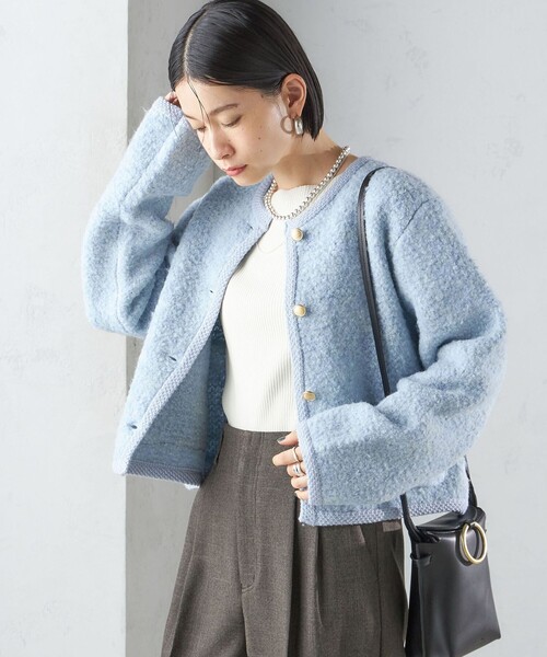 SHIPS（シップス） ジャケット ノーカラージャケット 「手洗い可能