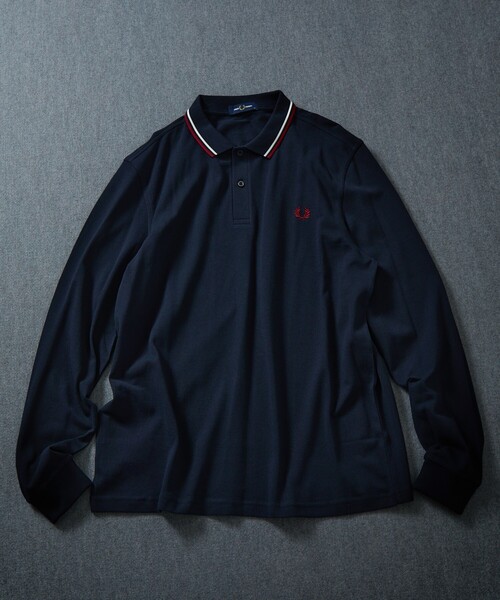 FRED PERRY ブラックポロシャツ 40インチ Fred Perry ポロシャツ 40 ブラック RAF SIMONS