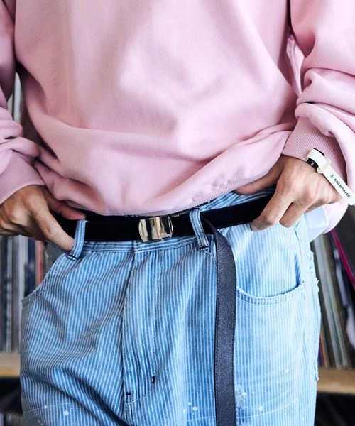 ADAM PATEK ベルト ADAMPATEK/suede long GI belt/スウェード