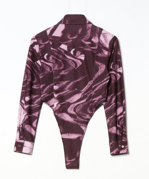 ブラウス シャツ ALL OVER PRINT BODY SUIT SHIRT レディース | JOHN LAWRENCE SULLIVAN | 05