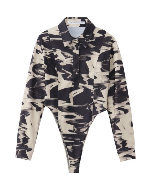 ブラウス シャツ ALL OVER PRINT BODY SUIT SHIRT レディース | JOHN LAWRENCE SULLIVAN | 01