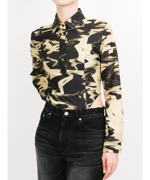 ブラウス シャツ ALL OVER PRINT BODY SUIT SHIRT レディース | JOHN LAWRENCE SULLIVAN | 03